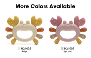 Mordedores de silicona sin BPA para bebés, juego de regalo para bebés, anillo de dentición, juguetes masticables sensoriales para bebés, mordedor para niños, dentición para bebés - Product Image 3