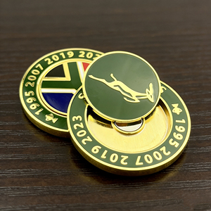 Accessoire de <span class=keywords><strong>golf</strong></span> en métal, marqueur de balle de <span class=keywords><strong>golf</strong></span> en émail couleur pleine, format <span class=keywords><strong>carte</strong></span> de score de parcours de <span class=keywords><strong>golf</strong></span>, 40 mm - Product Image 3