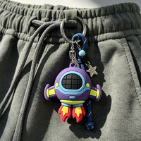 Porte-clés en PVC personnalisé de haute qualité, personnages de dessins animés et d'anime personnalisés, porte-clés 2D 3D imperméable OEM pour la promotion et les souvenirs
