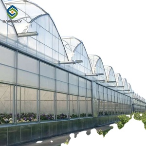 Sainpoly رخيصة الزراعة متعددة تمتد البولي الدفيئة الفراولة الدفيئة serre agricole للبيع - Product Image 3