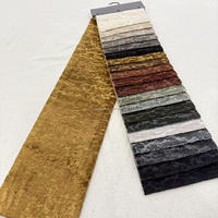 Tissu en velours jacquard tricoté 100% polyester de haute qualité pour canapé - Textile de maison certifié EN avec toucher doux