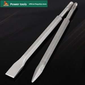 Wynns Tools W4358 <span class=keywords><strong>Burin</strong></span> de poinçonnage pour <span class=keywords><strong>marteau</strong></span> perforateur électrique, à queue carrée, tête à quatre trous, plat, pour le perçage du béton et du ciment - Product Image 2