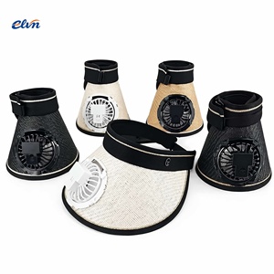Casquette de sport <span class=keywords><strong>d</strong></span>'extérieur unisexe avec ventilateur intégré, protection solaire <span class=keywords><strong>d</strong></span>'été, 3 vitesses, réglable, légère et polyvalente - Product Image 1