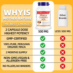 Suplementos Personalizados de Complejo de Maca que Apoyan la Salud Reproductiva para Hombres y Mujeres, Cápsulas de Complejo de Maca - Product Image 4