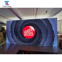 Mur d'affichage portable en tissu tendu avec cadre en aluminium, pliable, pour publicité, salon professionnel, exposition 3 x 3 m