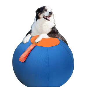 Balle de jeu durable et interactive pour chiens et chevaux, idéale pour l'extérieur, pour petits, moyens et grands chiens, jeu de lancer, entraînement et herding - Product Image 3