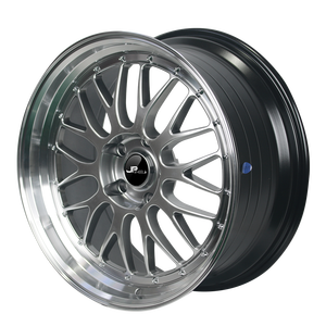 Jantes en alliage d'aluminium noir hyper brillant de rechange, directement de l'usine, 17x7.5 <span class=keywords><strong>pouces</strong></span>, 5x112, 4x100, ET38, design maillé, pour voitures particulières # M1109 - Product Image 3