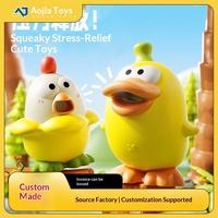 YD TOYS Jouet Squishy Poussin en Plastique pour Enfants de 3 à 6 Ans Garçons Filles – Anti-Stress et Soulagement de l'Anxiété