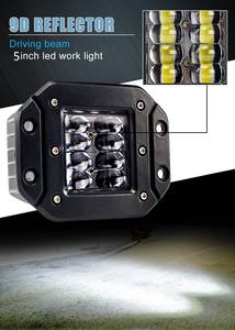 5 pouces 24W LED Pods encastré lumière de travail Durable couleur blanche ATV 4x4 camion bateau SUV UAZ lampes tout-terrain pour <span class=keywords><strong>Raptor</strong></span> - Product Image 3
