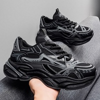 Nouvelles baskets montantes décontractées pour hommes, respirantes, color-block, confortables et polyvalentes, style skate, collection été 2026, tendance automne
