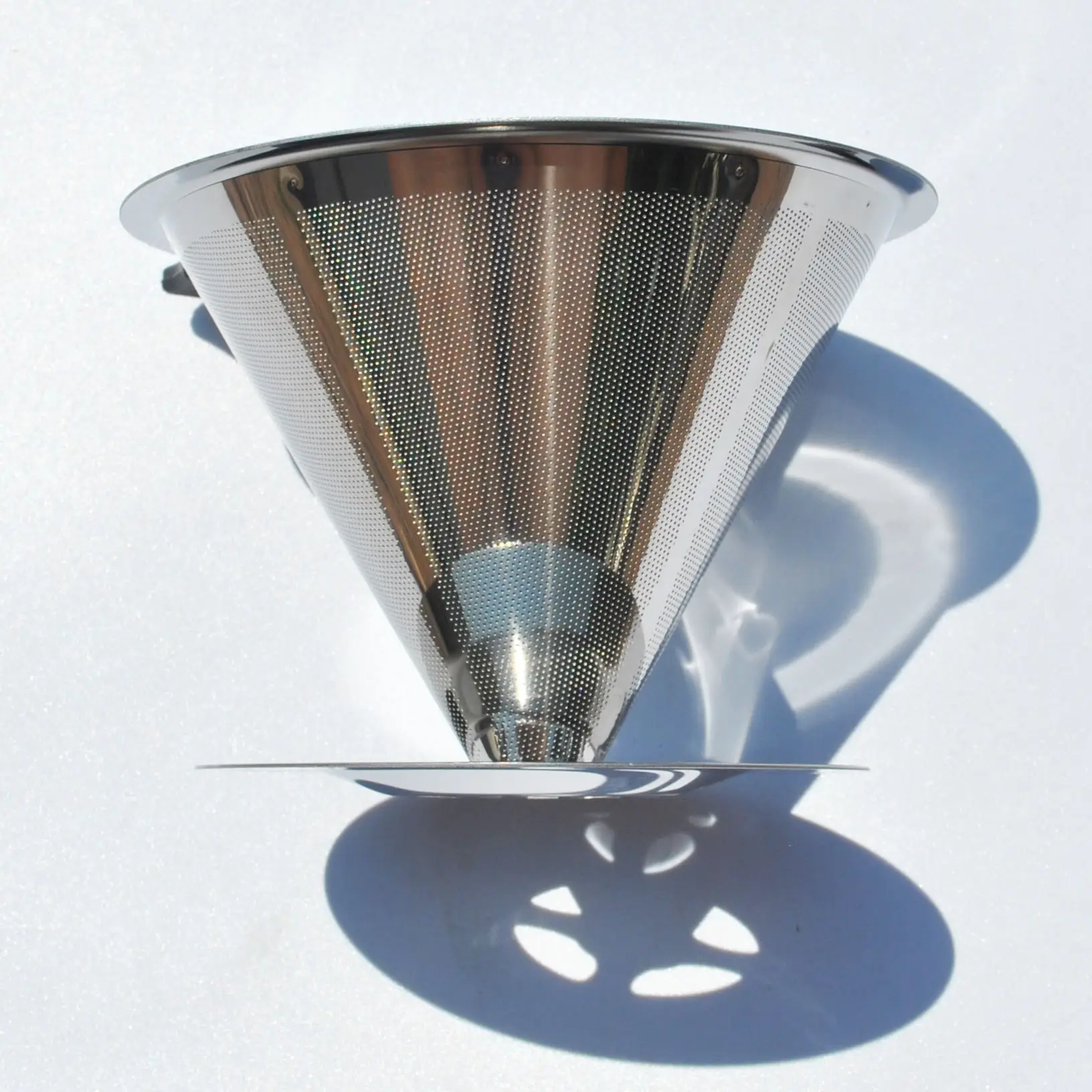 Eco-friendly 300 mesh 600 mesh stainless steel coffee strainer with double layer