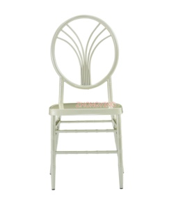 เก้าอี้จัดงานแต่งงานสีทองเงาเฟอร์นิเจอร์โรงแรมโรงแรมหรูหราทันสมัยแบบกำหนดเอง - Product Image 1