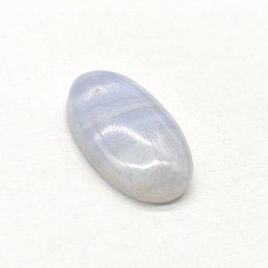ชุดเครื่องประดับอัญมณีทรงหลังเบี้ยทรงไข่20x12มม. ลายลูกไม้สีฟ้า - Product Image 2