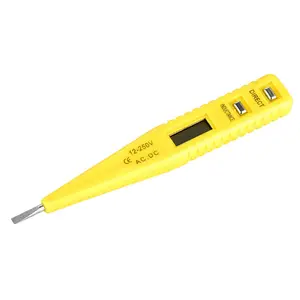 Slotted screwdriver type 12-250v digital display handheld induction detection electric tester pen