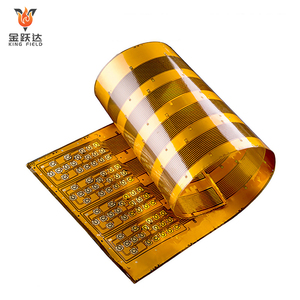 Màu vàng linh hoạt PCB PCB bảng mạch tùy chỉnh điện tử cứng nhắc-Flex Hội Đồng Quản trị FPC PCB dịch vụ điện tử nhà máy sản xuất - Product Image 3