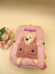 Sac à dos personnalisé avec nom pour tout-petits Ours mignon Sac préscolaire Sac à dos personnalisé pour enfants Sac à dos pour garçons et filles avec nom <span class=keywords><strong>brodé</strong></span> - Product Image 5