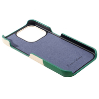 Coque de téléphone en cuir Nappa Offre Spéciale peinture bord artisanat couverture de téléphone portable pour iPhone 15 Pro Max étui de téléphone portable