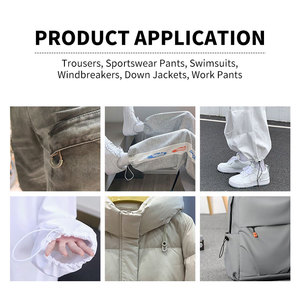 OEM ODM Großhandel POLY Runde Elastische Kordeln 3MM Maßgefertigte Kleidungs-Elastikkordel für Kapuzenpullover Hosen Jacken - Product Image 3