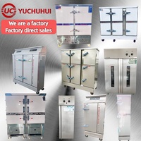 Armoire de cuisson vapeur industrielle robuste au gaz pour cuisines commerciales, idéale pour la cuisson à la vapeur des pains, des buns et des fruits de mer