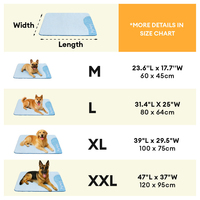 Alfombra Refrigerante Ecológica para Perros, Rectangular, Antideslizante, Desmontable, Lavable, Cama para Perros, Almohadilla de Hielo para Mascotas, Colchón Refrigerante Cómodo para el Verano