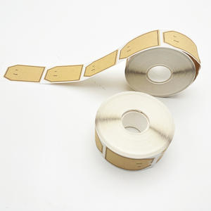 Etiquetas Decorativas de Papel Kraft Marrón Hechas a Mano por Rollo, 600 Etiquetas Adhesivas para Envolver Regalos de Navidad - Product Image 4