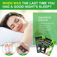 SEFUDUN Patchs Détoxifiants Naturels au Gingembre et au Vinaigre de Bambou 2-en-1 pour les Pieds – Nettoyage Profond pour un Sommeil Réparateur et une Relaxation Optimale