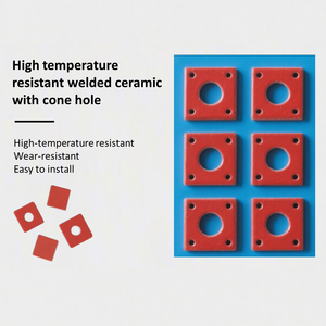 Revestimiento de cerámica de alúmina resistente al desgaste, triple protección, Enfriador de horno, molino de carbón, conducto de entrada - Product Image 5
