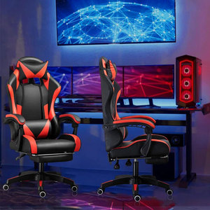 <span class=keywords><strong>Silla</strong></span> para videojuegos con reposapiés, respaldo alto, <span class=keywords><strong>silla</strong></span> para videojuegos con reposacabezas, soporte Lumbar, altura ajustable, giratoria, <span class=keywords><strong>silla</strong></span> para ordenador - Product Image 5