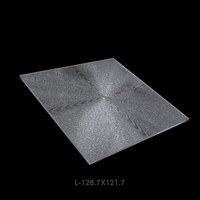 Lentille de Fresnel optique PMMA de grande taille pour projecteur en matière plastique durable