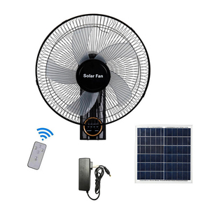 16Inch Factory Wholesale Rechargeable Fan With Lithium Battery USB Charge Powerful 3 Speeds <b>Standing</b> Solar Fan With Solar PB450- - Product Image 5