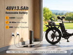 ACTBEST Mars Best Small, <span class=keywords><strong>Bicicleta</strong></span> Eléctrica Plegable de 48v 13.5Ah con Neumáticos Anchos y Asistencia Eléctrica para Adultos - Product Image 6