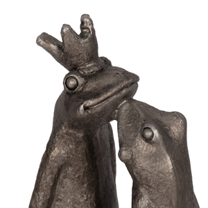 Statuetta Decorativa di Rana, Ornamento da Giardino con Texture Scolpita, Design Ispirato alle Fiabe, Decorazione per Portico Anteriore - Product Image 5