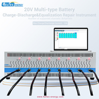 HeltecEnergy Probador de Baterías de 8 Canales (menos de 20V) 10A para Carga y Descarga, Compatible con Baterías NIMH/Plomo-Ácido/Litio, Compatible con PC