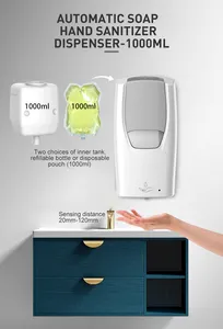 Distributeur de savon automatique d'usine en gros Distributeur de savon à capteur infrarouge à jet moussant liquide sans contact