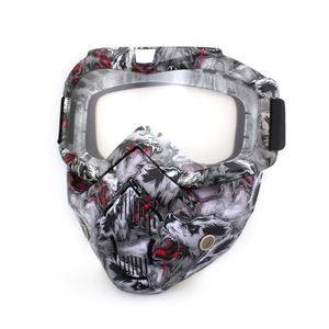 Masque facial détachable, lunettes de moto, coupe-vent, pour motocross, VTT, moto tout-terrain, unisexe - Product Image 6