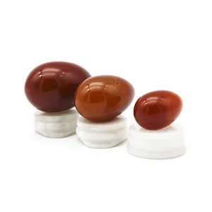 Yoni Egg Pelvic Kegel Ejercicio Cornalina Jade Huevo Estiramiento <span class=keywords><strong>Vaginal</strong></span> Músculo Bola de cristal Piedra de masaje de ágata roja - Product Image 1