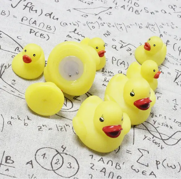 LED weighted floating light up rubber duck