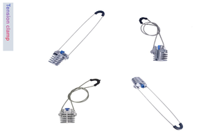 Abrazadera de Anclaje PAM08, Abrazadera de Tensión de Aleación de Aluminio, Abrazadera de Tensión para Cable de Fibra Óptica Aéreo para FTTH ADSS - Product Image 5