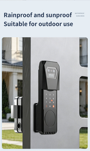 Serrure de porte intelligente OEM, empreinte digitale, mot de passe, reconnaissance faciale 3D, carte NFC, carte IC, application Tuya TTLock, serrure de porte électronique intelligente sans clé - Product Image 4