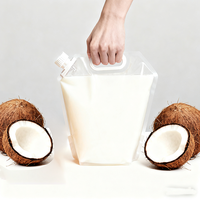 Pochettes souples personnalisables pour jus de coco, vodka, eau minérale, tequila – 250 ml, 500 ml, 1000 ml – Qualité alimentaire, portables