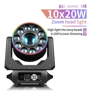 AICPOSE - Luz Móvil LED Bee Eye para DJ, Discoteca, Bar, KTV, Bodas, con Zoom - Product Image 1