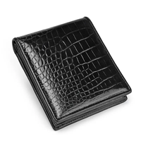 Dompet pria kulit buaya tahan lama, dompet tempat kartu pendek, kulit buaya, tahan lama, harga kompetitif, pabrik