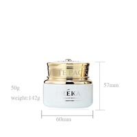 Emballage de produits de soin pour femmes, flacons en verre pour crème et parfum, flacons de lotion de soin de luxe vides avec pompe