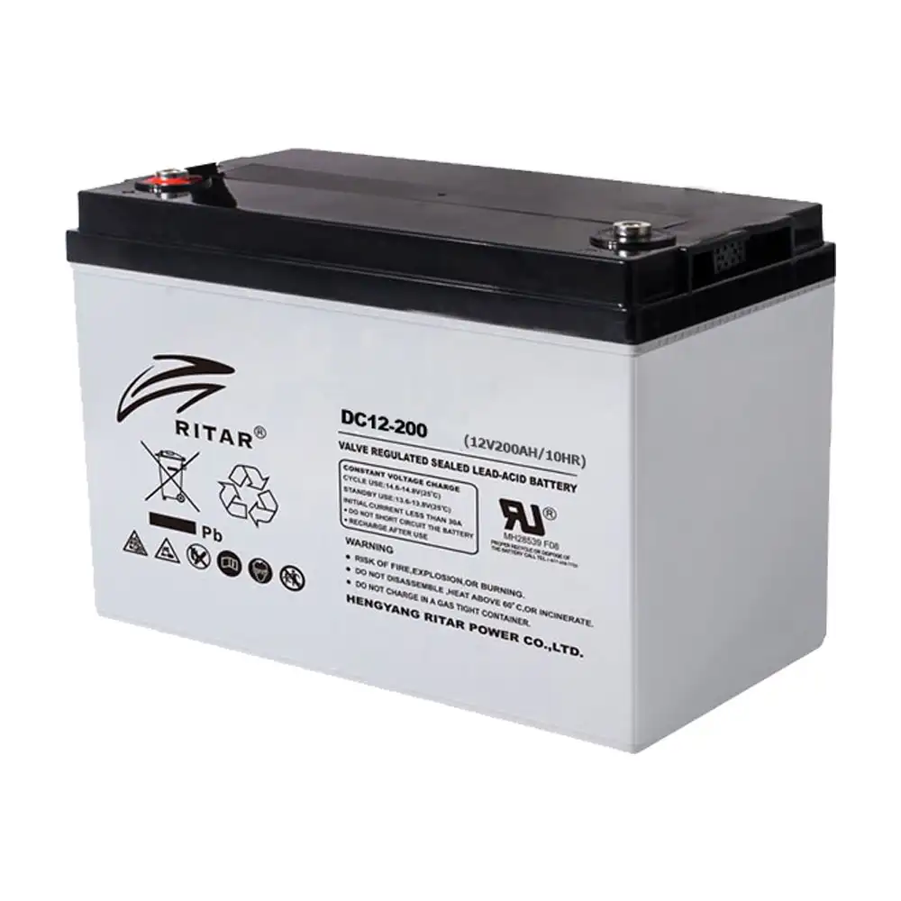 Wholesale Ritar 12v Battery Gel Agm 200ah 250ah Ritar Battery High Quality 12V Solar Battery