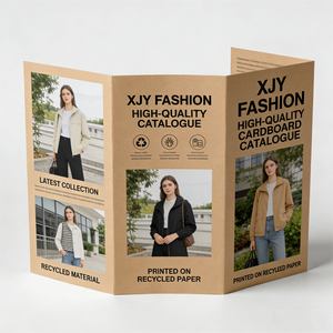 Catálogo de Cartón de Alta Calidad XJY Fashion, Folleto Plegable Impreso, Revista Reciclada - Product Image 3
