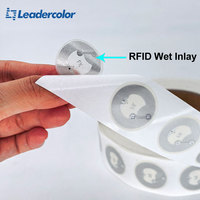 Etiqueta RFID Pasiva al por Mayor, Etiqueta Adhesiva de 13.56Mhz, Inlay Húmedo/Seco de 18/20/25/30mm, Etiquetas RFID para Gestión de Control de Acceso