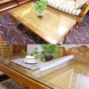 PVC mềm phim trong cuộn/PVC rõ ràng cuộn phim/Màu PVC hoa dập nổi phim Khăn trải bàn - Product Image 6