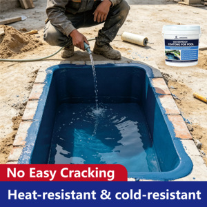 Revestimiento Impermeable para Piscinas, Suministro Directo de Fábrica, Material Impermeabilizante Duradero y Rígido para Reparación de <span class=keywords><strong>Fugas</strong></span> en Tanques de Agua - Product Image 5