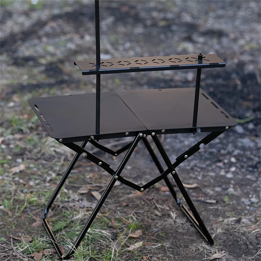 OEM portátil maleta bebidas Mini plegable Metal niños IGT aluminio viaje ajustable bajo Camping al aire libre plegable mesa de picnic