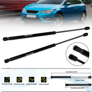 Pièces automobiles 5F3827550A, 5F3827550B Paire d'amortisseurs à gaz de hayon arrière 440N pour <span class=keywords><strong>Seat</strong></span> <span class=keywords><strong>Leon</strong></span> <span class=keywords><strong>SC</strong></span> 5F5 Coupé 13-18 - Product Image 2